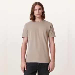 All Saints Brace Brushed Cotton Crew Neck T-Shirt